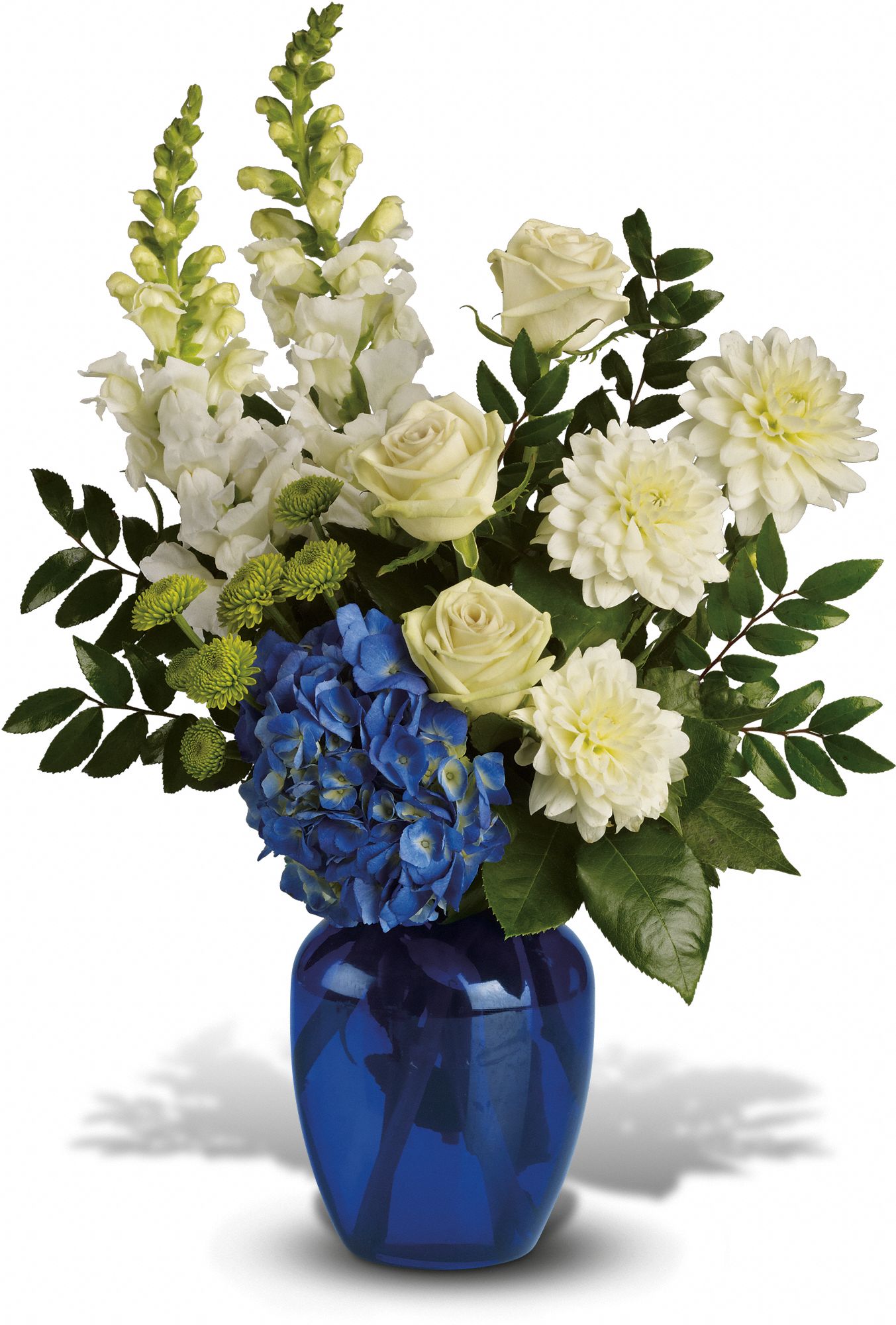 Ocean Devotion blue and white bouquet