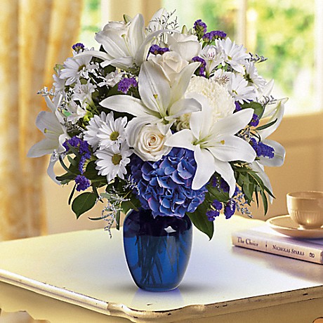 Beautiful in Blue bouquet