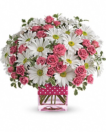Teleflora's Polka Dots and Posies Bouquet