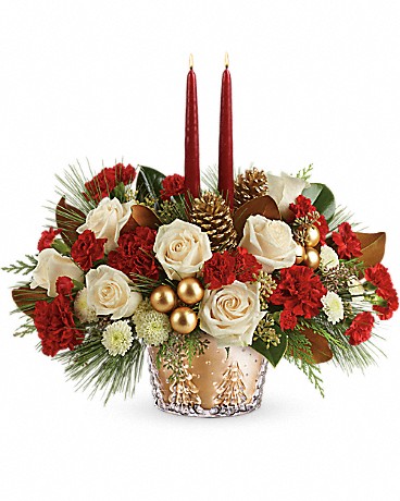 Teleflora's Winter Pines Centerpiece Review