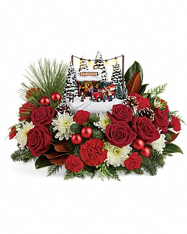 Teleflora's Winter Pines Centerpiece Review