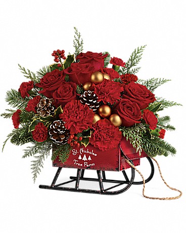 Teleflora's Winter Pines Centerpiece Review