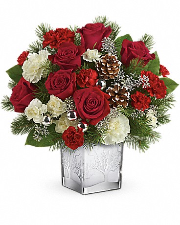 Teleflora's Winter Pines Centerpiece Review